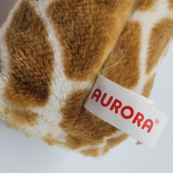 2/$15 Aurora Jolie Giraffe Plush Hand Puppet Pretend Zoo Wild Animal Theatre - Picture 9 of 10